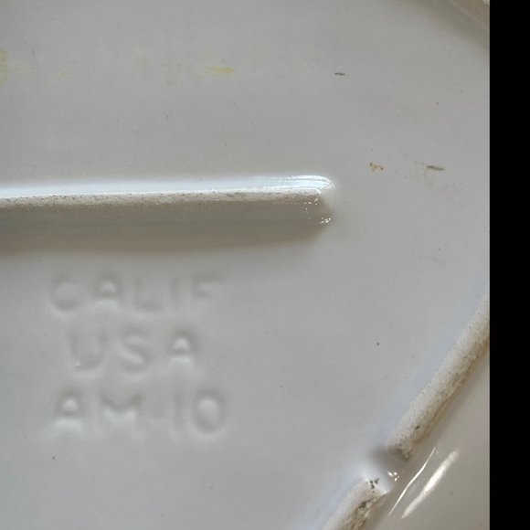 Shell Shaped Scalloped White Ceramic Serving Dish Platter Large 14" Giftcraft - Picture 7 of 13